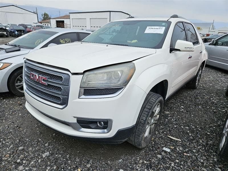 2015 GMC ACADIA Used Mirror Door Power, manual folding, turn signal, LH White