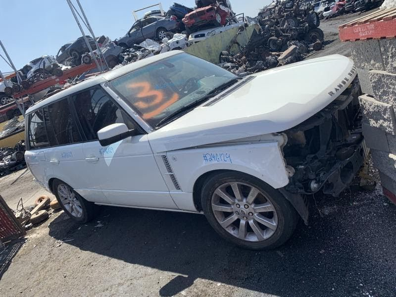 2008 LANDROVER RANGE ROVER Used Mirror Door Electric, puddle lamps, (power folding), memory, LH & RH , painted cover White