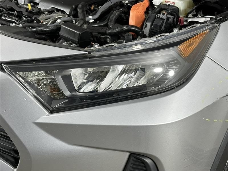 2019 TOYOTA RAV4 Used Headlight Assembly (LED), VIN W (5th digit, 2.5L, A25AFXS engine, hybrid), Japan built, black bezel, LH
