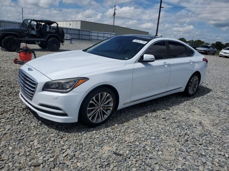 2015 Hyundai Genesis Used Door Rear (electric), sunshade, LH
