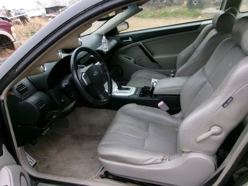 2005 Infiniti - G35 - Seat Front Top - (bucket), (air bag), (leather), (electric), Cpe, LH