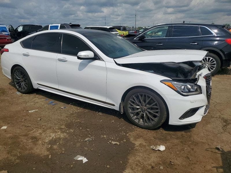 2018 Genesis G80 Used Wheel 19x8-1/2 (TPMS), 3.3L (Sport) (Set of 4) - Front and Rear
