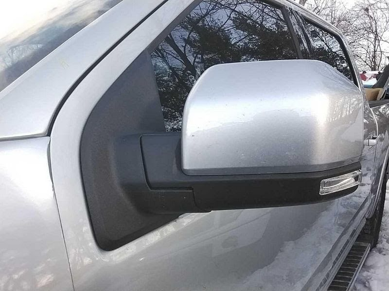 2019 FORD TRUCK-F150 Used Mirror Door power, pedestal, power folding, w/o surround view camera; spot light, w/o blind spot alert; painted cap, LH