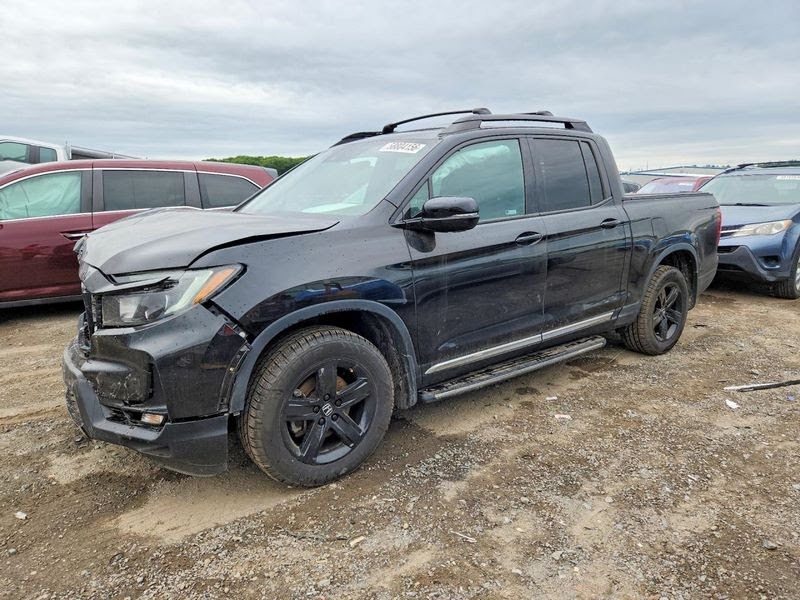2022 HONDA RIDGELINE Used Wheel 18x8 (5 spoke), straight spoke, painted black