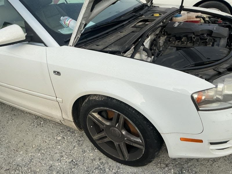 2007 AUDI A4 Used Fender Conv, RH White