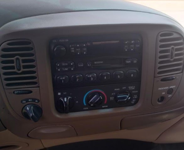 1998 FORD TRUCK-F150 Used AC Control/Heater (see also Radio or TV Screen) - bezel