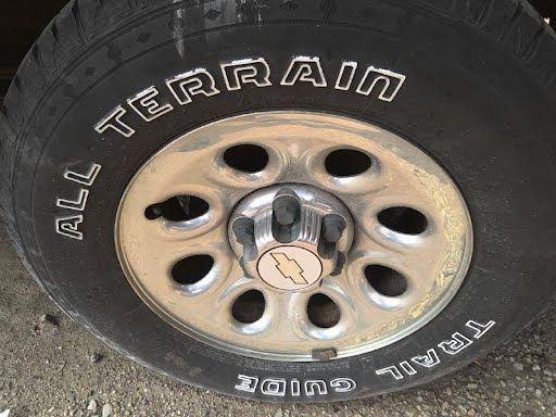 2008-CHEVY TRUCK-SILVERADO 1500 (1999 UP)-Wheel-17x7-1/2, steel, 8 hole, chrome (opt PY9) - X4