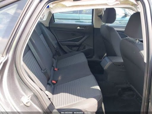 2023 Volkswagen Jetta-Seat, Rear (2nd Row)-Cloth, Black, Bench