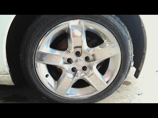 2012-CHEVY MALIBU-Hub Cap/Wheel Cover-(17"), (5 spoke), chrome (LT) - X2
