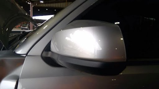 2018-TOYOTA TACOMA-Mirror Door-(power), w/o signal lamp; painted, LH - Color : Silver Sky Metallic (Silver)
