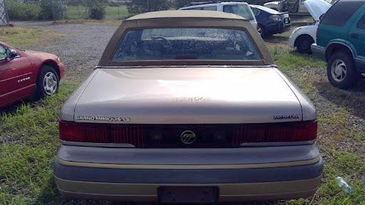 1993-MERCURY GRAND MARQUIS (1980 UP)-Tail Light-quarter panel mounted Left