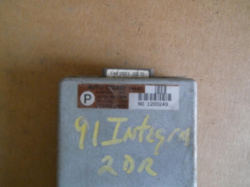 1990 Acura Integra Computer Box Not Engine Cruise Control, (LH lower dash), MT