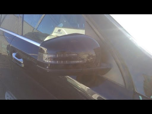 2015 - MERCEDES ML SERIES - Used - Mirror Door - 166 Type, ML250, blind spot alert, surround view, RH (black)