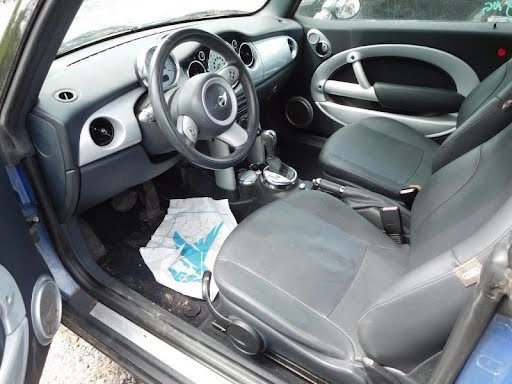 2005 - BMW MINI COOPER - Used - Seat Front - (bucket), (air bag), (manual), LH, leather - Dark Grey