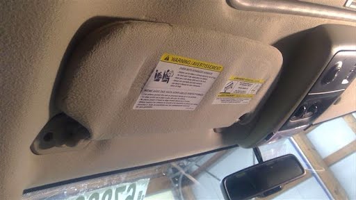 2008 - FORD EXPLORER - Used - Sunvisor - sunroof, (illuminated), LH