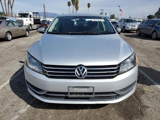 2014 VOLKSWAGEN PASSAT Used Bumper Assy (Front) includes cover  w/o fog lamps [Note - No Grille]