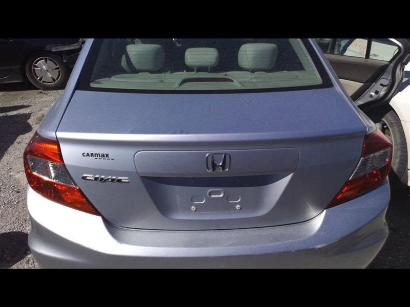 2012-Honda Civic-Used-Tailgate/Trunk Lid-Sdn, 1.8L, LX