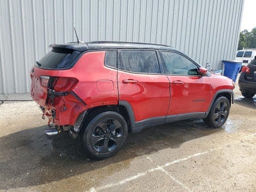 2020 - JEEP COMPASS - Used - Wheel - road wheel, 18x7, (aluminum), (5 spoke), straight spoke, painted (black, opt WP7)