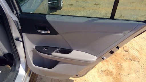 2015 - HONDA ACCORD - Used - Interior Trim Panel Door (Rear) - Rear Right Inner; EX, EX-L, Sport & Touring; w/o Hybrid, w/o Plug-in, w/o LX gray