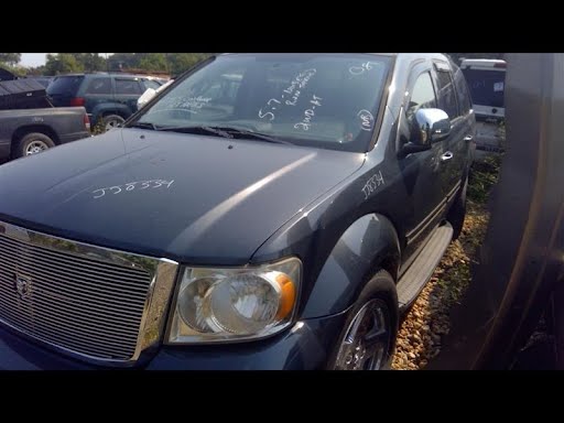 2008 DODGE DURANGO Used Bumper Assy (Front) includes cover ( bumper ) gray finish