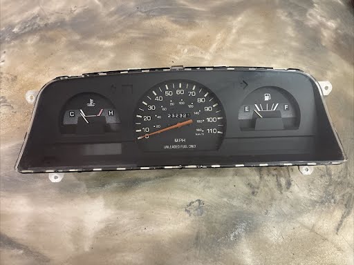 1992 TOYOTA TRUCK (EXCEPT T100 & TUNDRA) Used Speedometer (see also Instr. Cluster) MPH (head only), MT, w/o trip odometer - 83010-04011