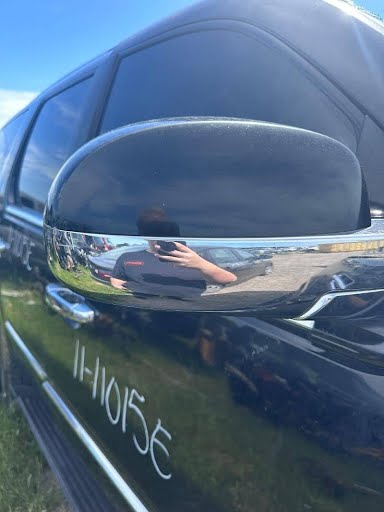 2014-CADILLAC ESCALADE-Mirror Door-Power, (turn signal, opt DL3), blind spot alert (opt UFT), RH