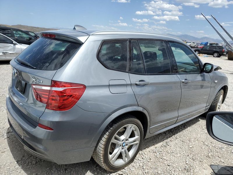 2015 BMW X3 Used Door Rear (side of vehicle) RH - Space Gray Metallic - [A52M]