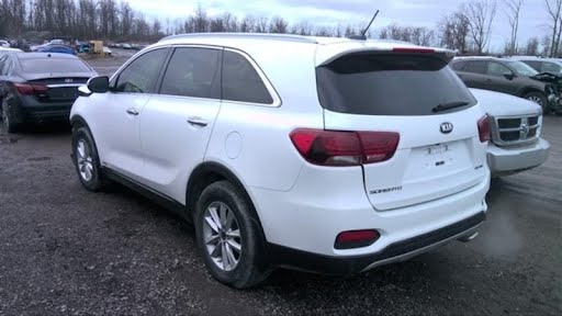 2020 - KIA SORENTO - Used - Door Rear (side of vehicle) - w/o sunshade; (textured black moulding), LH