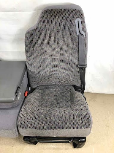 2001 DODGE TRUCK-2500 SERIES (1994 UP) Used Seat Front  (without air bag), Club Cab and Quad Cab, (bench, 40/20/40 split), cloth, manual, LH - Grey