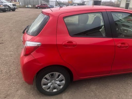 2013 - TOYOTA YARIS - Used - Door Rear (side of vehicle) - (Htbk), RH, electric windows