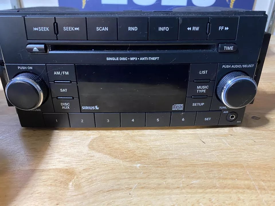 2016 DODGE CARAVAN Used Radio/CD (see also A/C Control or TV Screen) P/N - P05091257AF