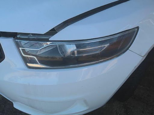2014-FORD TAURUS-Headlight Assembly- police package, (halogen), flashing lamps (wig wag), LH