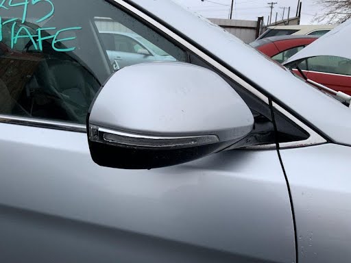 2013-HYUNDAI SANTA FE-Mirror Door-Power, signal (heated), RH - Color-Silver