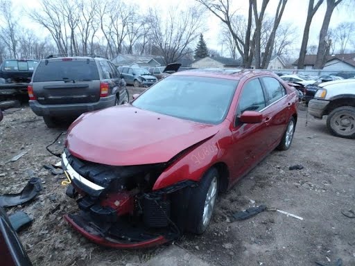 2012 - FORD FUSION - Used - Door Front - LH, w/o keyless entry pad hole; w/o side moulding holes