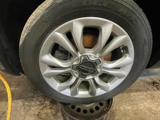 2016 - FIAT 500 - Used - Wheel - 4 Dr, X model, road wheel, 17x7 (alloy), 12 spoke