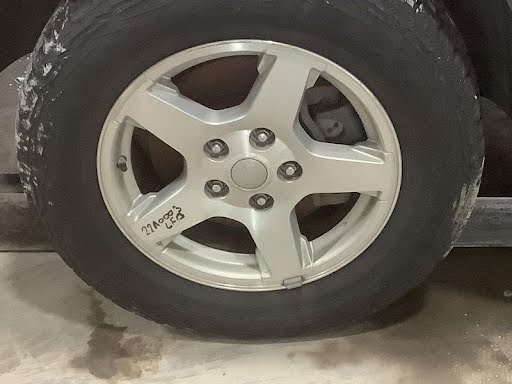 2007 - JEEP GRAND CHEROKEE - used - Wheel - 17x7-1/2, aluminum, Limited, machined