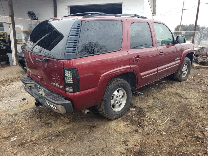 2003 CHEVY TAHOE Used Door Rear (side of vehicle) privacy tint glass, RH, electric Red fire Metallic [526]