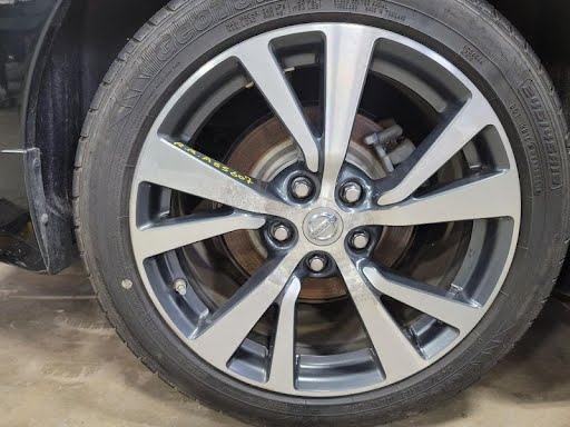 2017 NISSAN MAXIMA (1982 UP) Used Wheel 18x8-1/2 (alloy), 10 spoke (machined)