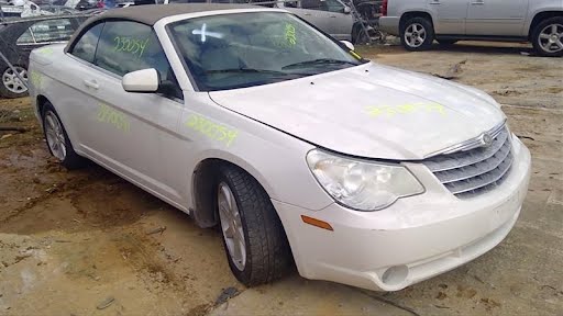 2008 - CHRYSLER SEBRING - used - Sunvisor -  Conv, (illumination), w/o garage door opener; LH