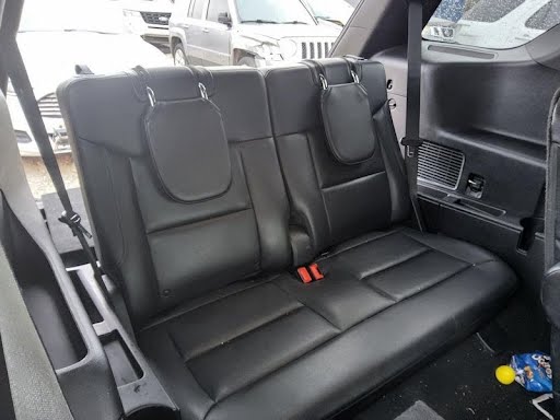 2020-FORD EXPLORER-Seat Back (3rd Row)-Black , leather , Electric