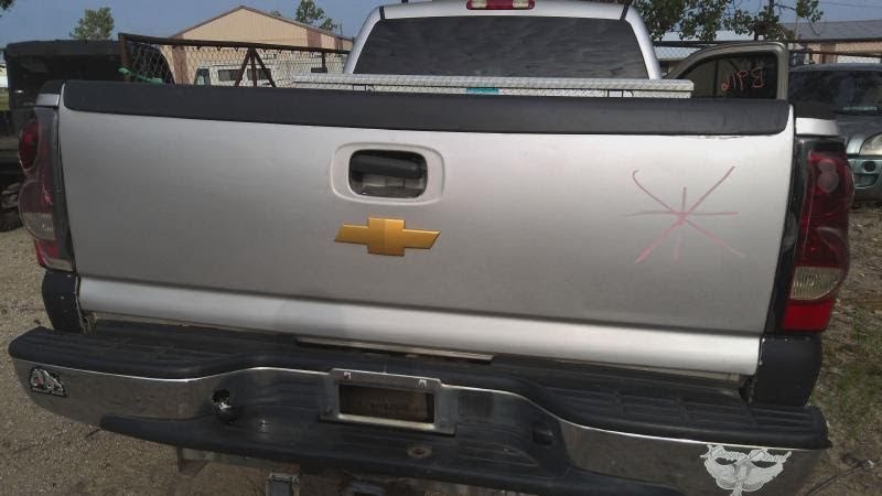 2002 CHEVY TRUCK-SILVERADO 2500  Used Tailgate/Trunk Lid Pewter Metallic Color