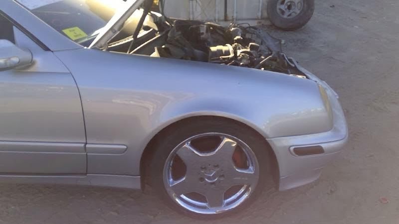 2000 MERCEDES CLK Used Fender	 208 Type, CLK430, RH - Silver