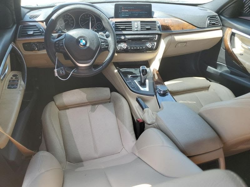 2016 BMW 328I	Seat Front Used  Electric vinyl (SensaTec), electric, thigh support (Sport package), LH - Tan