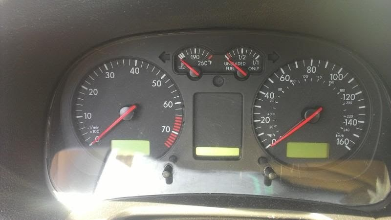 2001 VOLKSWAGEN GOLF Used 	Speedometer (see also Instr. Cluster)  - Cluster, (cluster), Htbk, multifunction display, MPH