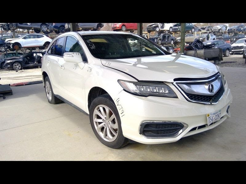 2018 ACURA RDX Used Mirror Door (Power), US market, w/o automatic dimming; RH COLOR: White Diamond Pearl [NH603P]