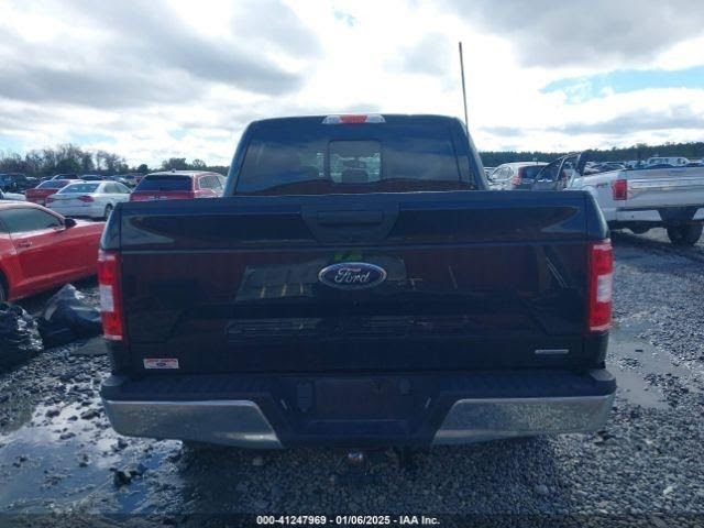 2018 FORD TRUCK-F150 Used Tailgate/Trunk Lid w/o aluminum trim panel; (rear view camera), w/o tailgate step; w/o remote tailgate release  - Color - Black