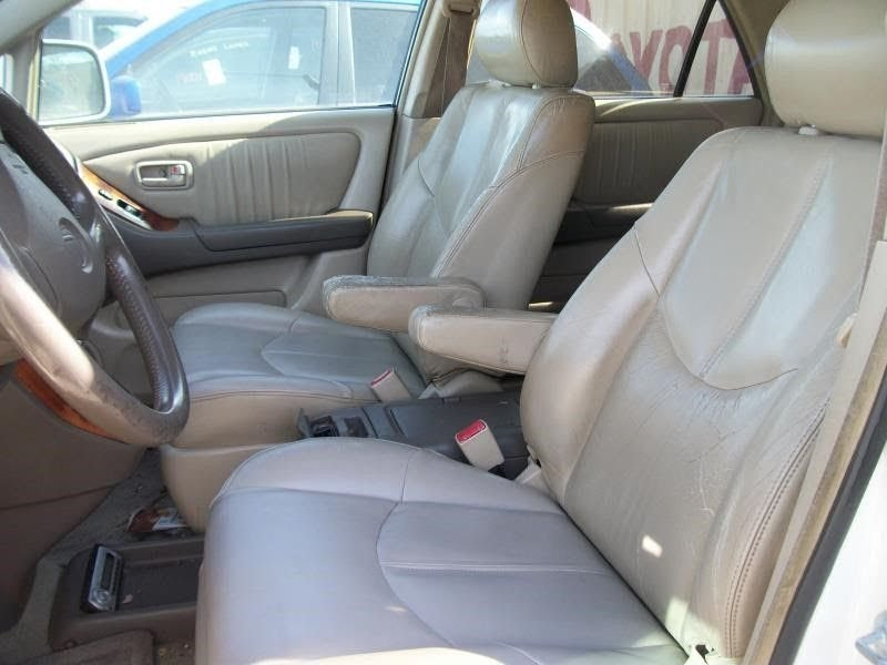 1999 LEXUS RX300 Used Seat, Front LH & RH Both - (bucket), (air bag), (electric), LH, leather, w/o memory; non-heated Color: Tan