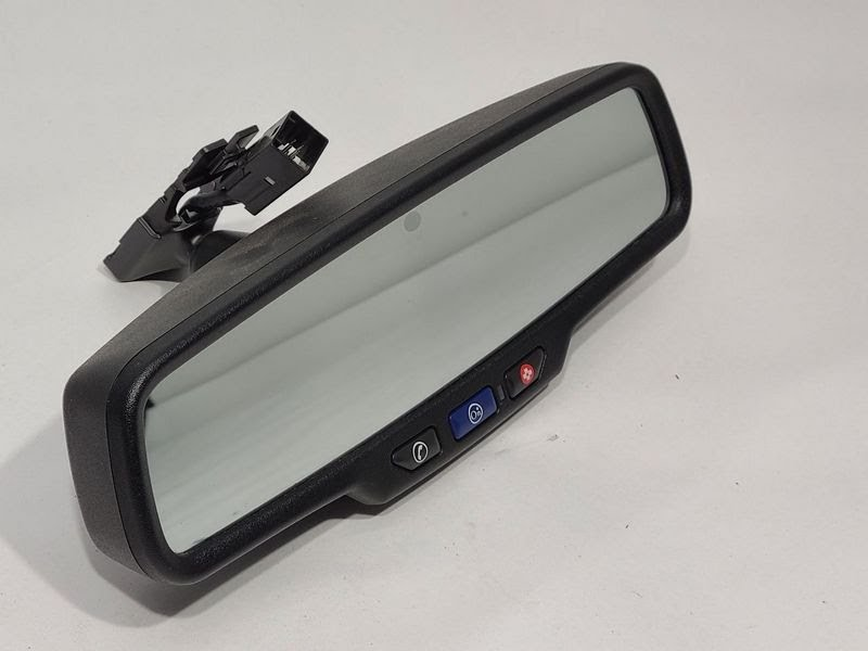 2012 CADILLAC SRX Used Mirror Rear View  telematics (OnStar, opt UE1), automatic dimming mirror (opt DD8), rear view camera (opt UVC) - Black