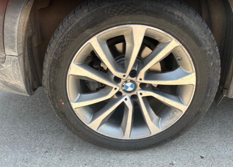 2017 BMW X6 Used Wheel	19x9 (alloy), (5 spoke), V spoke, w/o dimples between lugs; 18mm offset