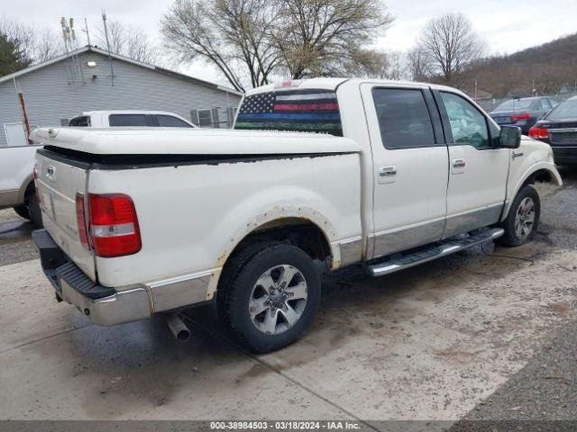 2008 LINCOLN MARK LT	Tail Light Used quarter panel mounted, RH